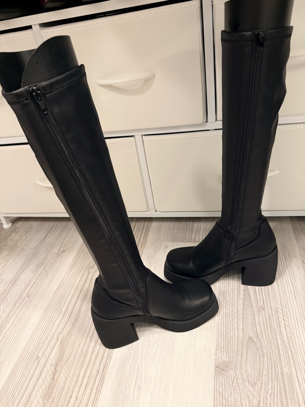 Steve Madden Baily Knee High Platform Boot (Narrow Calf)